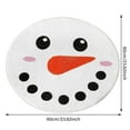 thumbnail image 2 of Christmas Snowman Rug Handmade Tufted And Area Rugs Winter Decorations For Home Cute Xmas Non Washable Carpet (Christmas Snowman) Wireless Heated Throw Blanket Thick Soft Blankets Size Nap Blanket, 2 of 3