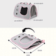 thumbnail image 3 of Mochila Gatos Y Perros Jaula Transportadora Mascotas +manta Xtellar gris, 3 of 4
