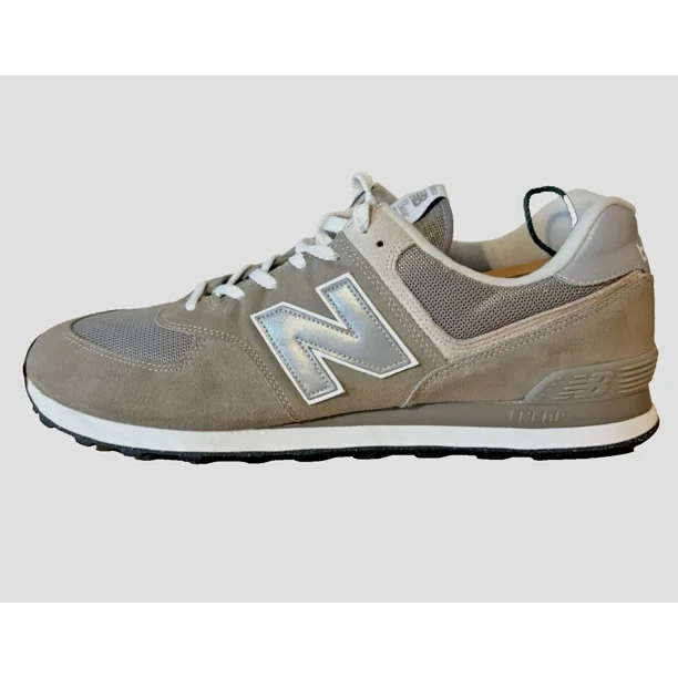 New Balance 574 Core Grey White Casual Shoes Sneakers Men’s Size 17 D - ML574EVG
