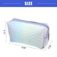thumbnail image 4 of Vocoste Purple Travel Makeup Bag Portable Toiletry Bag Small Cosmetic Organizer for Women Gradient, 4 of 7