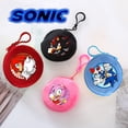 thumbnail image 2 of Monederos redondos de Sonics con estampado de juegos de anime, minibolsas de almacenamiento con cremallera para niños, llaveros kawaii, regalo de Navidad para niños y niñas, 2 of 5