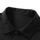 thumbnail image 4 of pstuiky camisetas de hombre, Camisa informal de verano con solapa y botones, color liso, para hombre camisas casuales para hombre m, 4 of 8