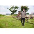thumbnail image 4 of COOFANDY Men's Flannel Shirt Jacket Fleece Lined Plaid Coat Full Zip Up Hoodie, 4 of 5