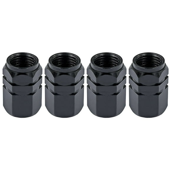 24pcs Valve Stem Caps Car Tyre Valve Stem Covers Caps, black
