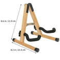 thumbnail image 2 of HAMPPLIES Mandolin Hangar Foldable Design Mandolin Base Wood Color Option 1Set, 2 of 8