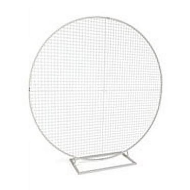 Displays2go 10' x 10' Outdoor and Indoor Canopy Tent, Pop Up, Steel – White (KTNS10WT)