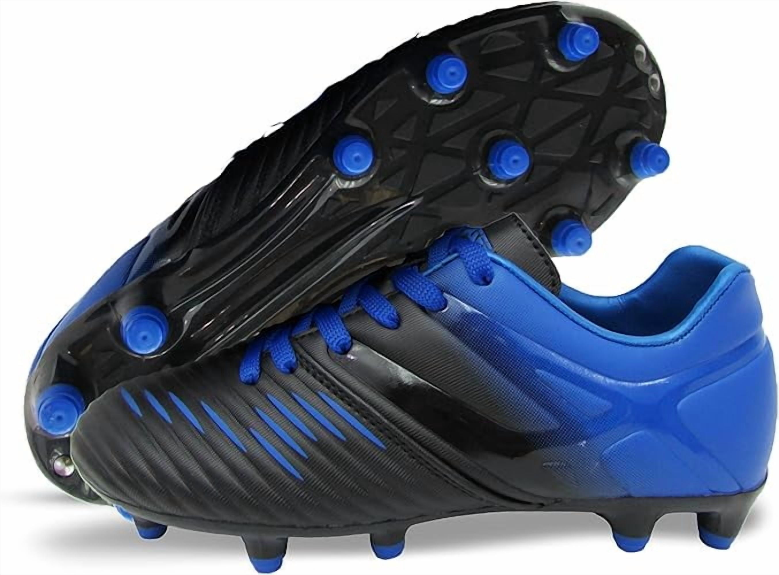 Vizari Liga Firm Ground Soccer Cleats Kids Blue Size 10