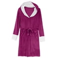 thumbnail image 1 of IMENGL Robe pajamas soft lightweight plush, Pink L, Size M-5XL, 1 of 3