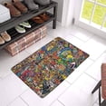 thumbnail image 3 of MKHERT Abstract Modern Graffiti Wall with Sports Collage Doormat Rug Home Decor Floor Mat Bath Mat 23.6x15.7 inch, 3 of 3