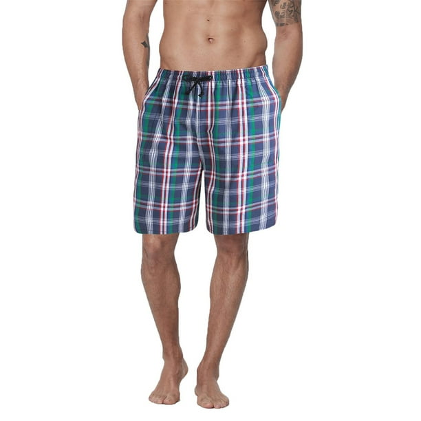 DAKIMOE Mens Sleep Shorts Pajama Shorts Cotton Sleeping Short Pajamas