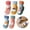 5Pairs Shoes Socks, variant on Spencer 5 Pairs Infant Baby Boy Girls Toddlers Animal Moccasins Non-Skid Indoor Slipper Winter Warm Shoes Socks
