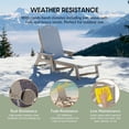 thumbnail image 5 of WestinTrends Aruba 3-Piece Outdoor Patio Chaise Lounge Chair with Wheels & Cup Holder with Patio Side Table, Weathered Wood, 5 of 16