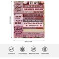thumbnail image 2 of Yibo Mom Gift from Daughter Blanket Flannel Soft and Comfortable Anti-static Bed Sofa Blanket, 2 of 9