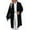 Black, variant on Women'S Solid Color Long Sleeve Velvet Jacket Open Front Casual Suit Cardigan Mid-Length Coat Black S