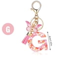 thumbnail image 2 of Fashion 26-letter Key Chain Pendant Butterflys Tassel Key Chain Elegant Fashion Multi-functional Use, 2 of 5