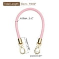 thumbnail image 2 of Uxcell 50cm/19.7" Braided Leather Purse Replacement Strap for Handbag, Pink, 2 of 6