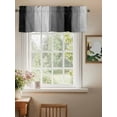 thumbnail image 2 of Valance Curtains for Kitchen Windows Farm Wood Board Gray Gradient PlankRod Pocket Valance Retro Wooden Grain Short Window Curtain Topper for Bedroom Living Room Bathroom 54x18in, 2 of 9