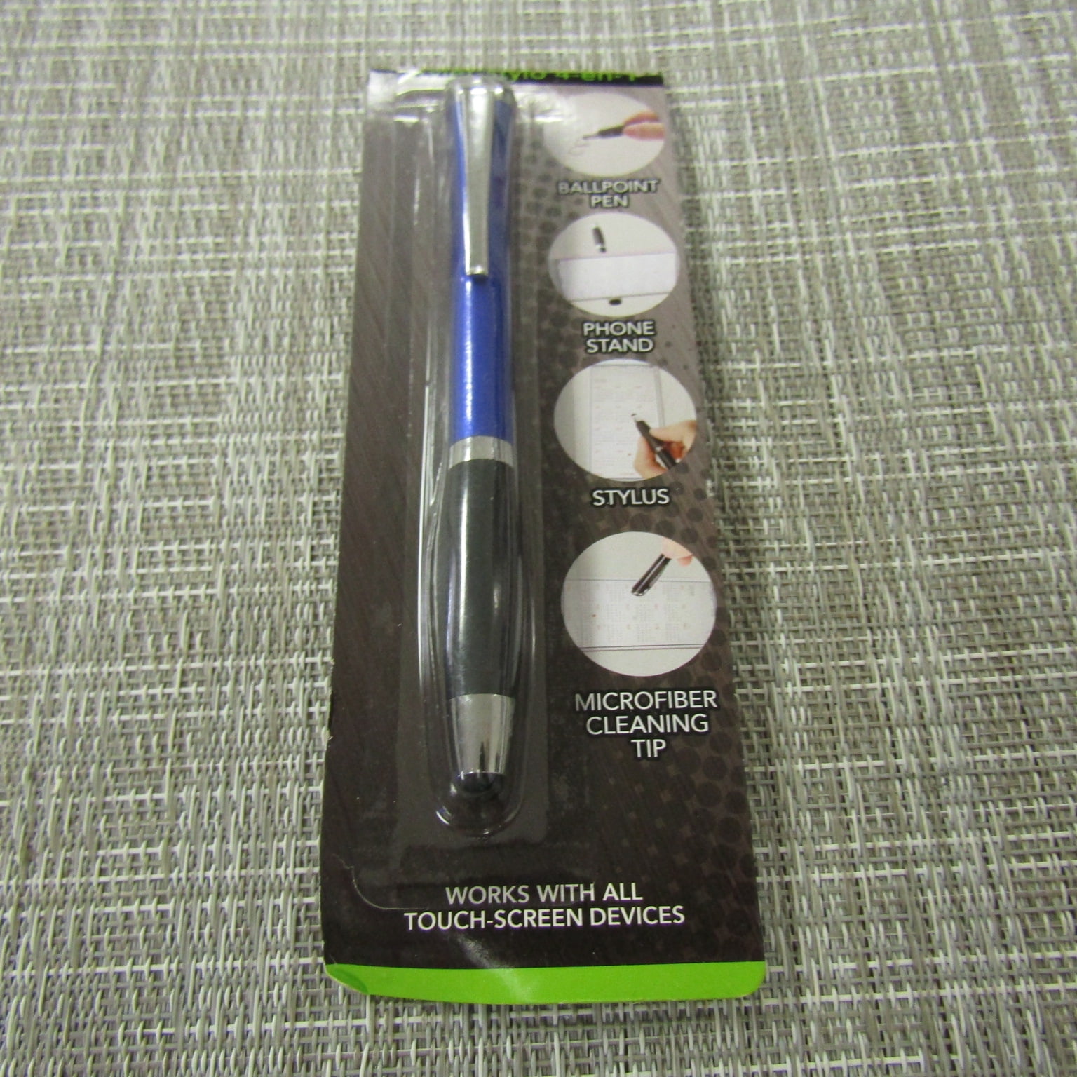 Lot of 4 E-Circuit 4 in 1 Laser Flashlight Stylus Black Ink Pen USA Seller New 