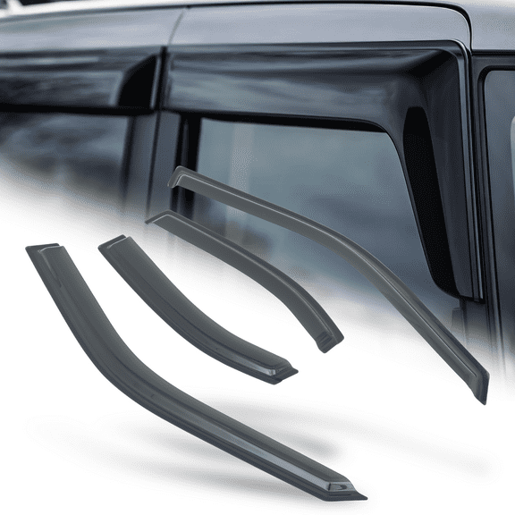 M-AUTO 4 Pieces Smoke Window Visor Shade Vent Wind Rain Deflector Guard for 2000-2006 Nissan Sentra