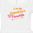 thumbnail image 4 of Inktastic I'm Grandma's Favorite with Arrow and Hearts in Pink Girls Toddler Dress, 4 of 5