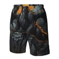 thumbnail image 4 of Fotbe Full Moon Black Dragon Trajes de Baño Estampados para Hombre, Shorts de Verano de Secado Rápido, Ropa de Playa, Bañadores-3X-Large, 4 of 6