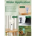 thumbnail image 6 of JELLOO Mini Portable Fan Powerful Handheld Fan 3 Speeds Personal Hand Rechargeable Fan 90° Foldable Fan Quiet Face Fan 1200mAh Battery Operated Fan with LED Display for Travel Office Outdoor, 6 of 9