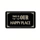thumbnail image 2 of This Is My Happy Place English Entrance Wear-crystal Velvet Floor Mat Is Comfortable, 2 of 8