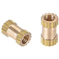 thumbnail image 5 of Wekity M2x5mm Female Thread Knurled Nuts,150PCS Hx3.5mm OD Brass Threaded Insert Embedment Nuts Hydraulic Welded Joint Injection Molding Assortment Kit for 3D Printing Injection Molding-0621, 5 of 5
