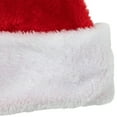 thumbnail image 2 of Northlight Unisex Adult Christmas Santa Hat Costume Accessory - Medium - Red and White, 2 of 4