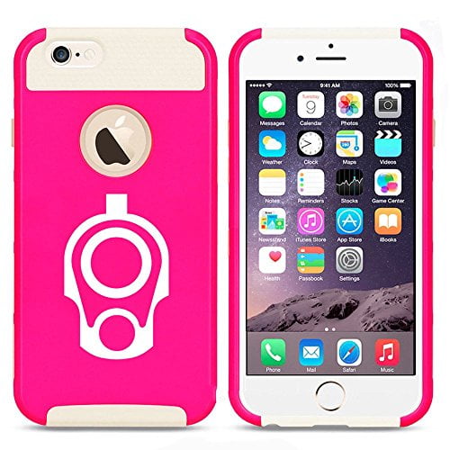 Apple Iphone 6 6s Shockproof Impact Hard Case Cover 1911 45 Barrel Pistol Ammo Arms Hot Pink White Mip Walmart Com Walmart Com