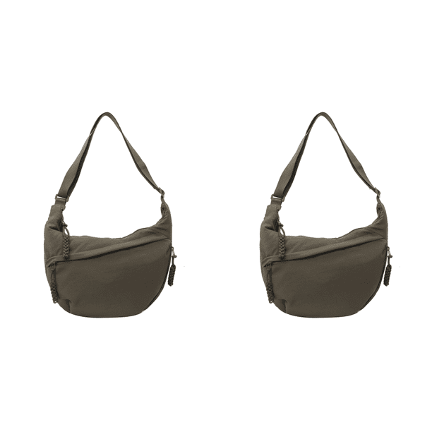 Bolso Cruzado Crescent para Mujer Al Aire Libre Con Correa Ajustable () Verde