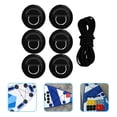 thumbnail image 2 of KAKOWELY 1 Set Bungee Deck Rigging Kit Surfboard Cord D Rings Kayak D Ring Pads Bungee Rope Kit,3.15"X3.15"X0.39", 2 of 5