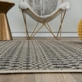 thumbnail image 3 of World Rug Gallery Contemporary Trellis Indoor/Outdoor Area Rug - Cream 7'10" x 10', 3 of 7