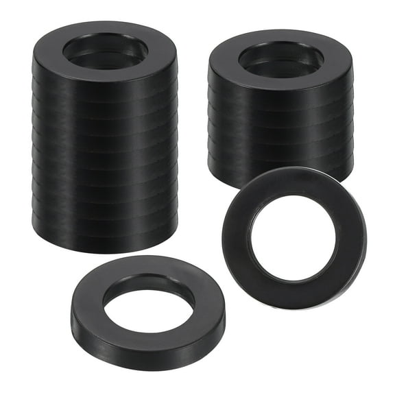 Uxcell 18Pcs Rubber Washers, 5/8 OD x 3/8 ID x 0.1" Thickness Flat Washers