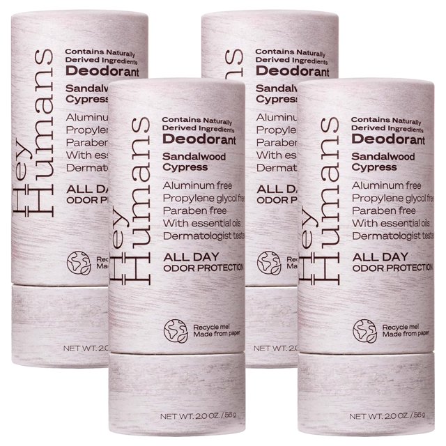 Desodorante Hey Humans sin aluminio para mujeres y hombres
