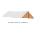 thumbnail image 3 of Soidarity Sun Shelter 3x3m Refugios cuadrados portátiles Fácil instalación Verano Primavera Otoño Tienda reciclable Acampar al aire libre carpas, 3 of 6