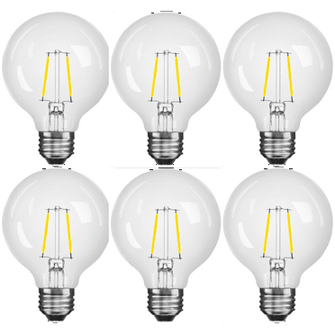 Sylvania 4.5W G25 LED Soft White Decorative Light Bulb, 40W Equivalent, 6-Pack