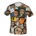 thumbnail image 2 of The Boondocks Men's Short-Sleeve T-Shirt Summer Casual Tee Top Breathable Crewneck T-Shirt Xx-Large, 2 of 7