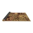 thumbnail image 2 of Ahgly Company Indoor Round Abstract Brown Modern Area Rugs, 8' Round, 2 of 4
