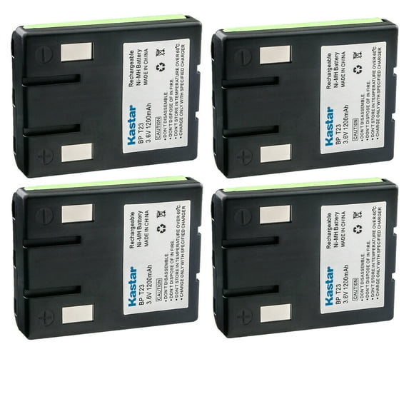 Kastar 4-Pack Ni-MH 3.6V 1200mAh Battery Replacement for Toshiba FT-H906BK, FT-H955, FT-H955BK SX2007, SX-2007, SX2007BK, SX-2007BK, RC006495, BP-T23, BPT23, BP-T93, BY00H8