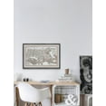 thumbnail image 4 of Marmont Hill Vintage Map of Massachusetts Framed Wall Art, 1.50" x 12.00", 4 of 6