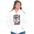 thumbnail image 3 of Street Fighter Chun Li Hustle Queen Zip Hoodie Sweatshirt Women Brisco Brands X, 3 of 5