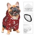 thumbnail image 3 of Haiem Christmas Deer Head for Winter Dog Hoodie Sweatshirts with Pockets Warm Dog Clothes for Small Dogs Chihuahua-Small, 3 of 7