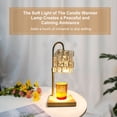 thumbnail image 6 of Nosilbek Candle Warmer Lamp, Dimmable Candle Warmer Lamp with RGB Mood Lighting, Aromatherapy Wax Melt Lamp with Adjustable Height, Scented Candles Wax Warmer, Remote Control, 2/4/8H Timer, for Sleep, 6 of 9