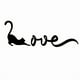thumbnail image 1 of Cuadro Decorativo de Metal con Diseño gato love Mediano, 1 of 4