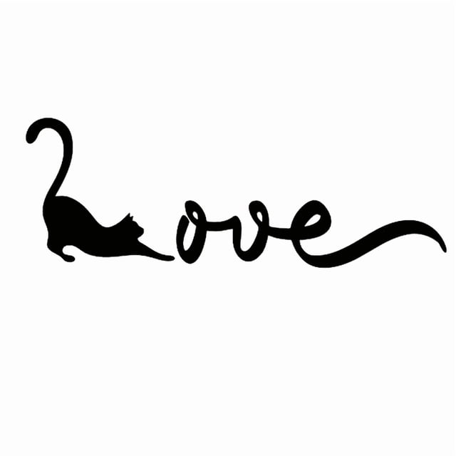 Cuadro Decorativo de Metal con Diseño gato love Extra grande