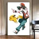 thumbnail image 5 of Figuras de anime de Pokémon Japón Valorant Pikachu Charizard periféricos lienzo decoración de pared impresión carteles de anime pintura regalo para el hogar, 5 of 5