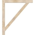 thumbnail image 3 of Ekena Millwork 3 1/2"W x 42"D x 48"H Traditional Block Smooth Bracket, Douglas Fir, 3 of 4