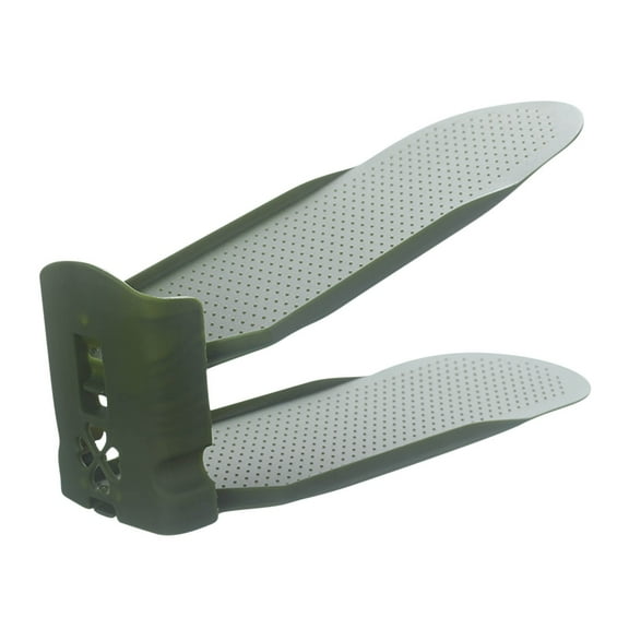 Home Storage - Plain Color Double Layer Shoe Bracket Storage Shoe Rack Household Shoe Storage Rack Hooks Hangers Holders