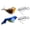 Gray&Blue, variant on BESTSKY 2Pcs Flapping Bird Cat Toy,Eco-Friendly Construction Bird Toy for Cats,Long-Lasting Fun Bird Cat Toy,Gray&Blue